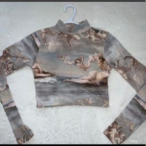 PrettyLittleThing Renaissance Crop Top.
